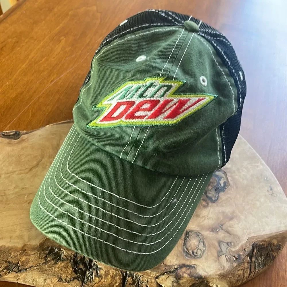Mountain Dew Mesh Adjustable Back Ball Cap